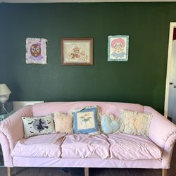 Pink Vintage Couch 