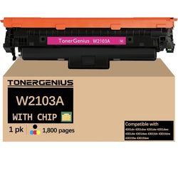 TonerGenius 210A W2103A Toner Cartridges for 4 Magenta Compatible with HP 4201dn 4201dne 4201dw 4201dwe 4301dw 4301dwe 4301fdn 4301fdne 4301fd