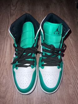 jordan 1 green white black