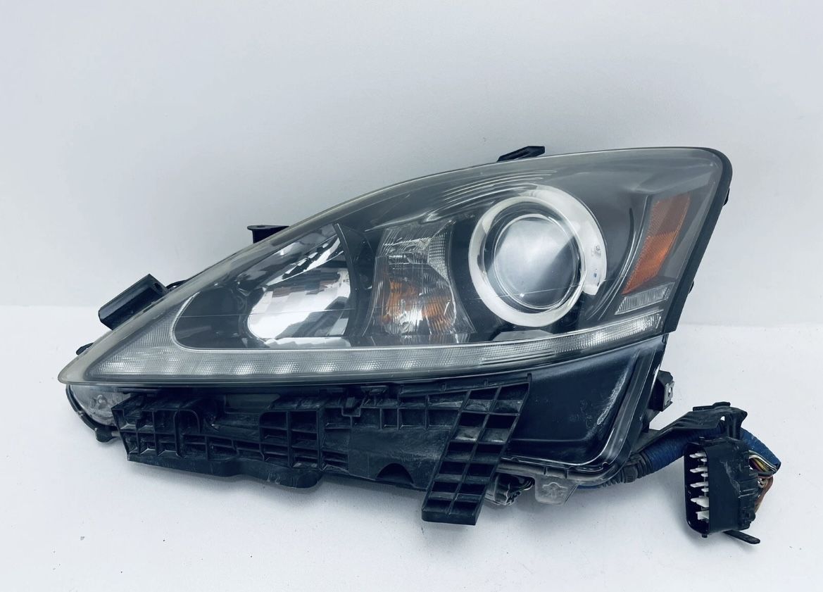 2011-2013 LEXUS IS250 IS350 LEFT DRIVER SIDE HEADLIGHT HID XENON OEM COMPLETE