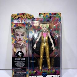 Harley Quinn DC Comics Figure Bendyfigs Birds Of Prey Noble Toys 