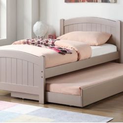 Twin Bed With Trundle 