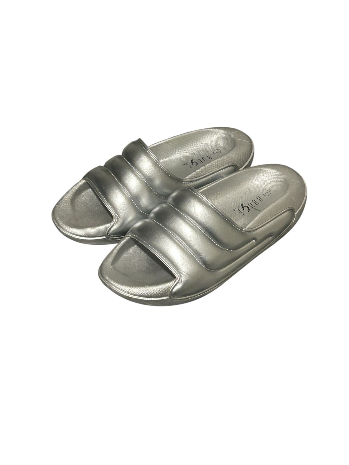 Margiela Inspired Future Silver Slides