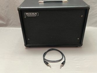 Mesa Boogie Wide Body 1x12” Closed Back Speaker Cabinet With Cover and Cable