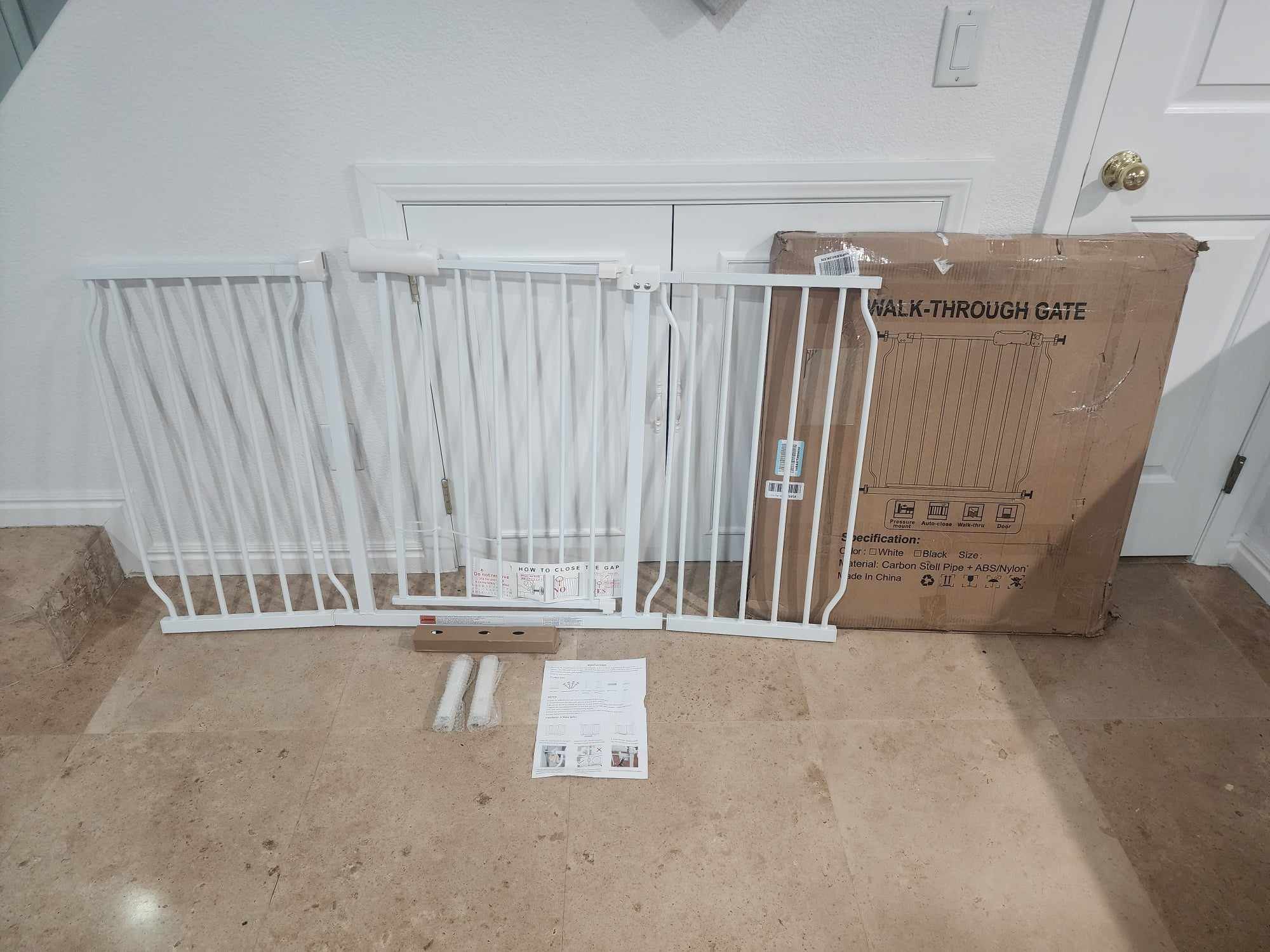 New Extra Wide Baby Gate 57.5" - 62"