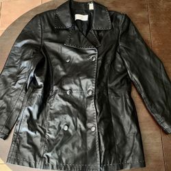 Vintage Dana Bachman Leather Coat