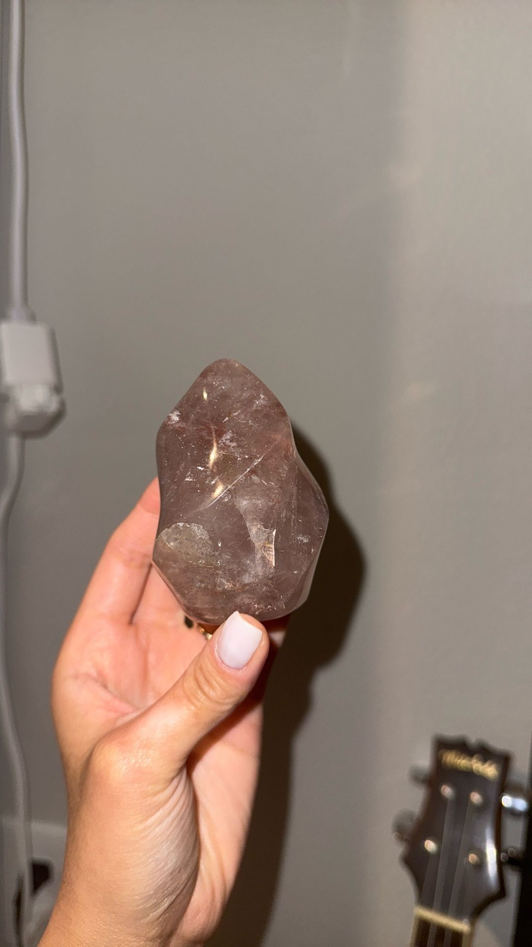 Fire Quartz Crystal Flame