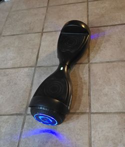 GoTrax Black Hoverboard with LED Wheels
