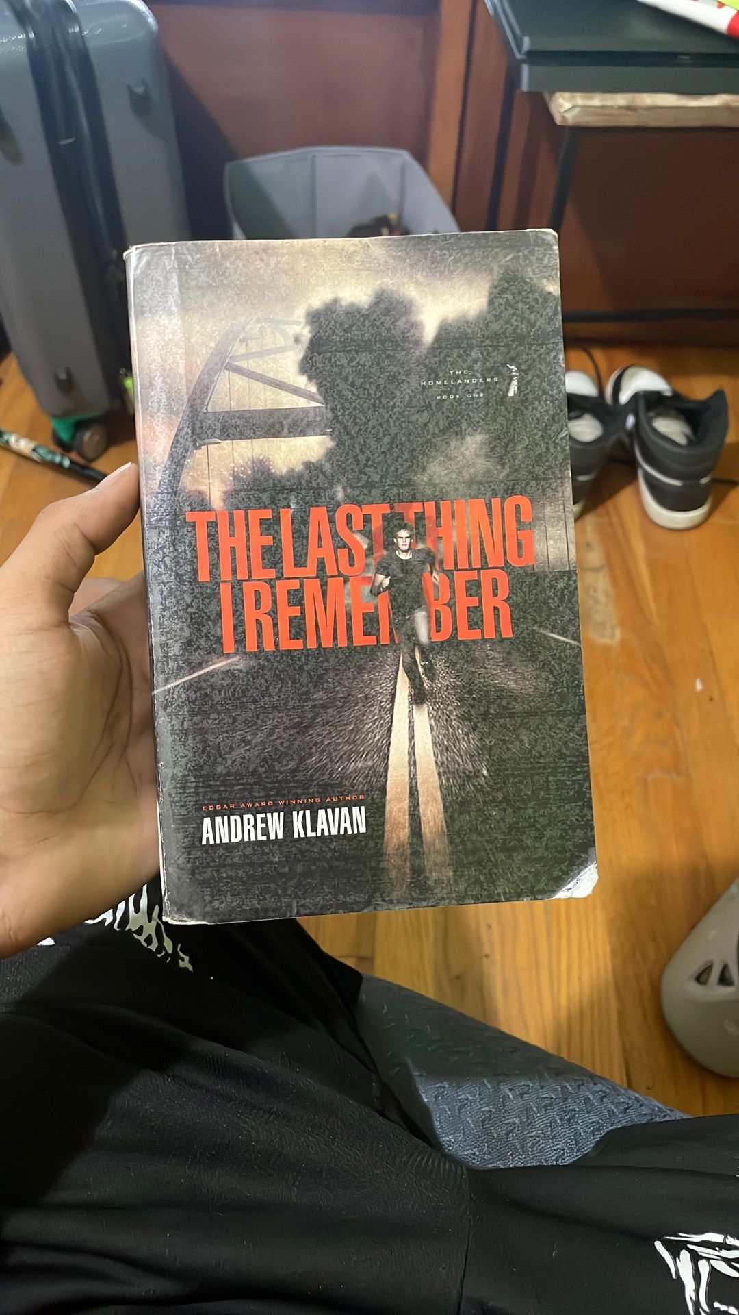 The Last Thing I Remember Book