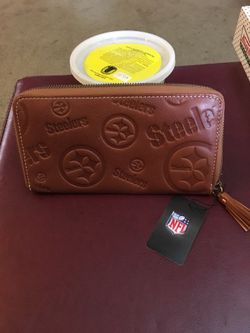 Pittsburgh Steelers leather wallet