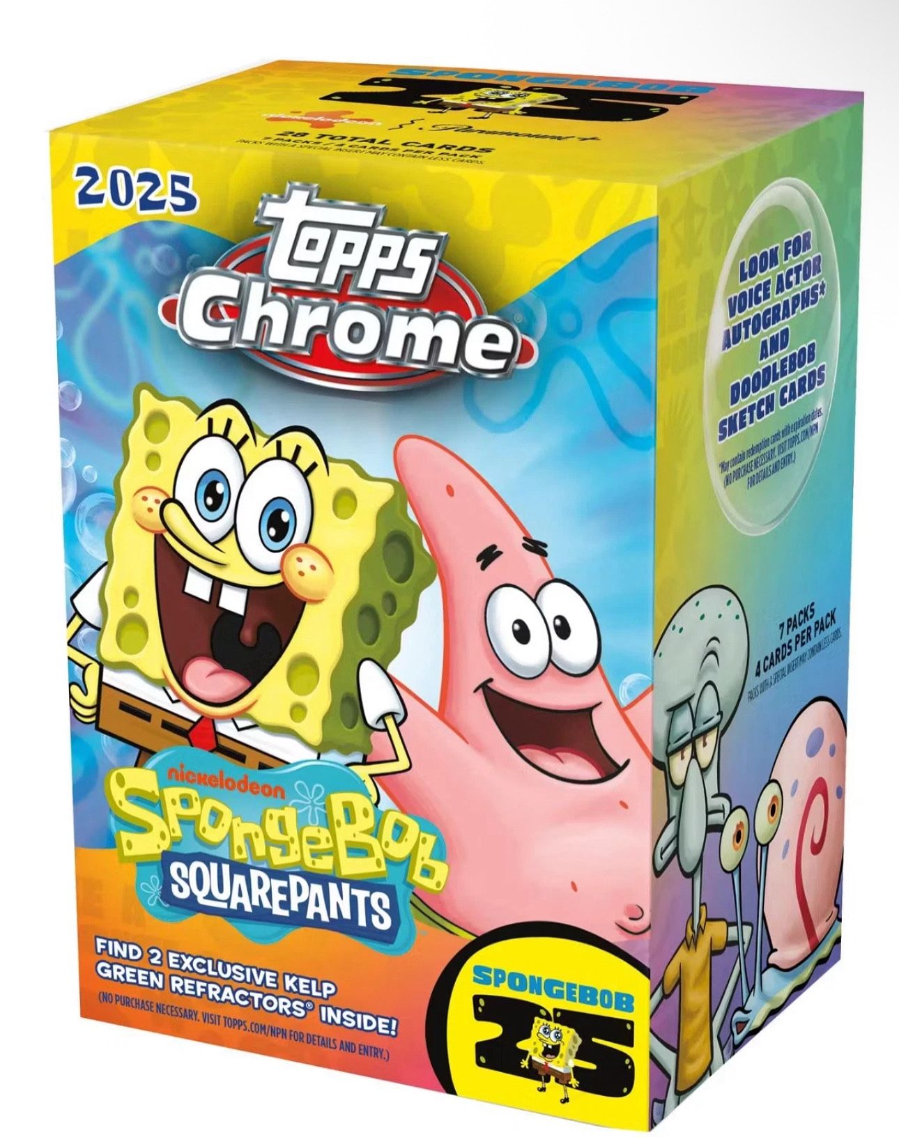 SpongeBob Topps Chrome Blaster