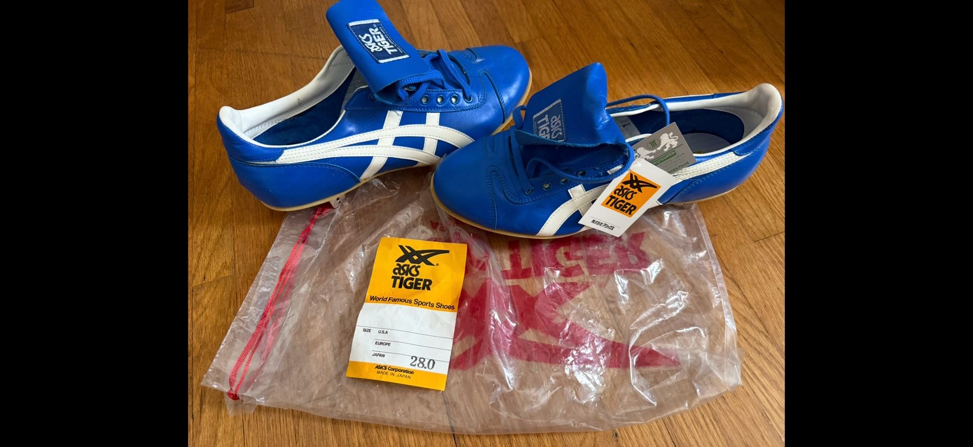 ASICS Tiger Vintage Japanese Baseball Cleats Brand New With Tag! Extremely Rare