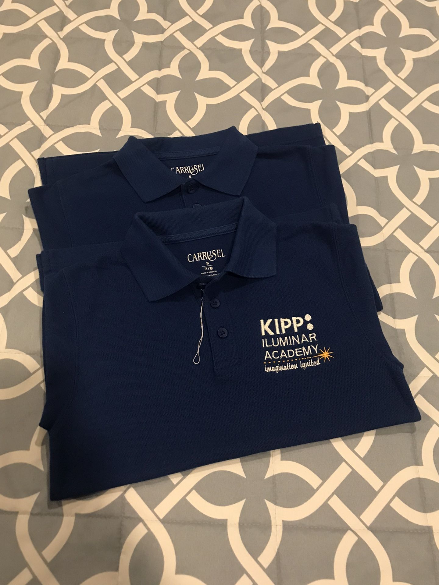 Kipp Iluminar Academy Polo Shirts Size 7/8