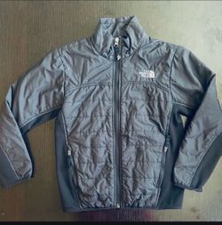 Northface Boys Black Quilted Jacket Size S