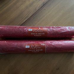 2Rolls Deco Mesh Ribbon