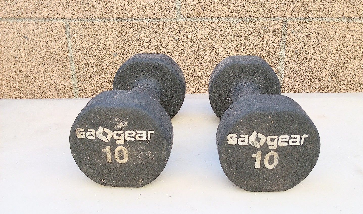 Pair of 10 Lb Dumbbells 
