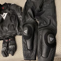 Dianese Sportbike Riding Jacket Pants Gloves 