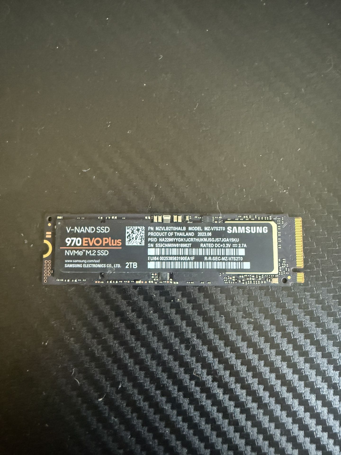 Samsung 970 EVO 2TB