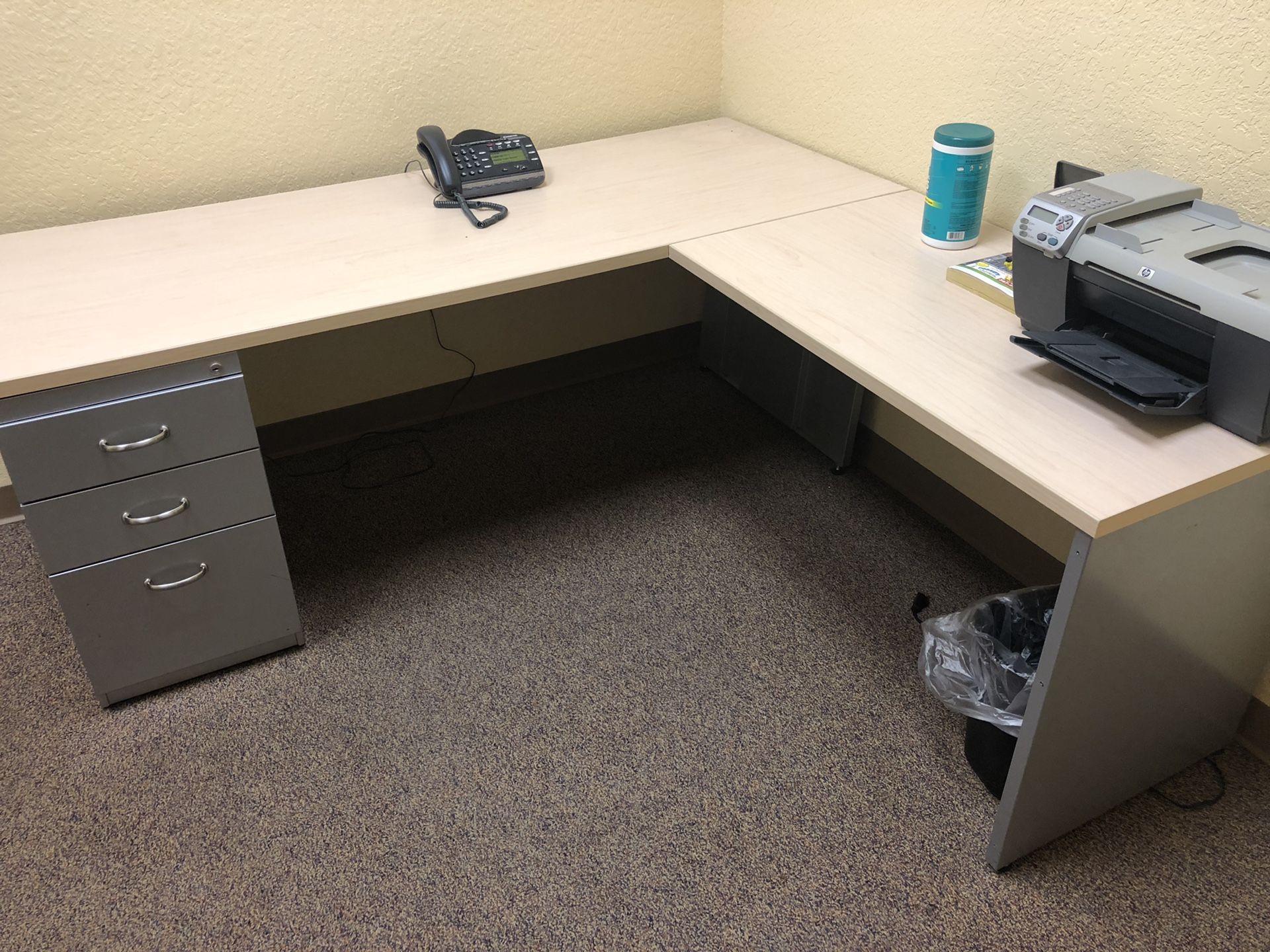 Two large desks