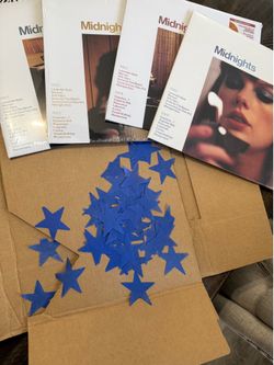 SIGNED Taylor Swift set of 4 Midnights Vinyls
