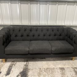 World Market Quentin Chesterfield 3 Seater Sofa