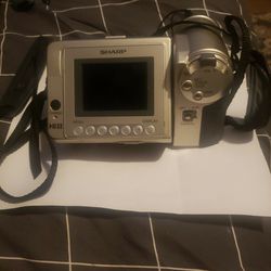 Sharp Camcorder Working With Accessories 