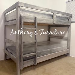 Twin Bunk Bed And Mattress 