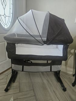 Baby Bassinet 3 In 1 Bedside Sleeper