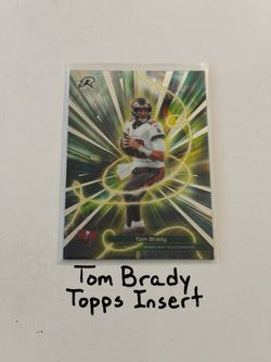 Tom Brady Tampa Bay Buccaneers All-Pro QB Topps Short Print Insert Card.