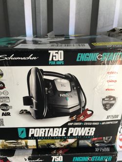 Schumacher 750amp jump starter with air compressor