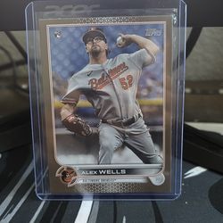 Alex wells numbered card