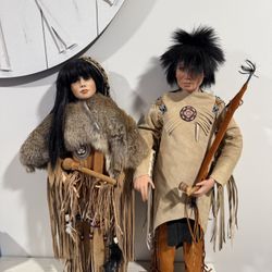 Porcelain Indian Dolls