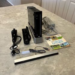 Nintendo Wii Black with Wii Sports Bundle