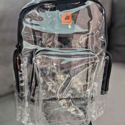 Clear Back Pack $10