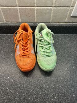 Nike ja morant one mismatch orange and green with no box size  10
