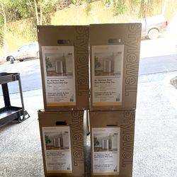 Stylewell 50L semi-round step trash can