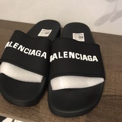 Balenciaga Mens Slides Size 10