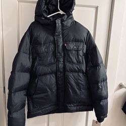 Levi’s Black Puffer Jacket 