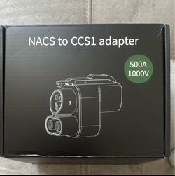 NACS to CCS1 EV Charging Adapter 500A 1000V
