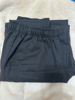 Black Medical Scrub Bottoms