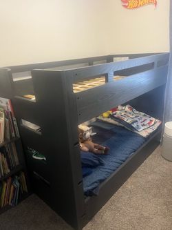 Crate & Barrel Abridged Loft Bed with Right Ladder
