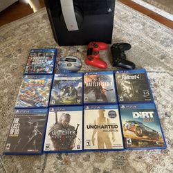 MOVING SALE!! Sony PS4 + 10 Games + 2 Controllers