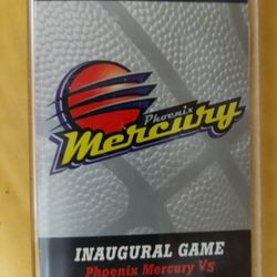 Phoenix Mercury Inaugural Season Ticket Suvenior 