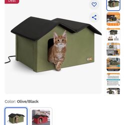 Outdoor Cat House Extra Wide 