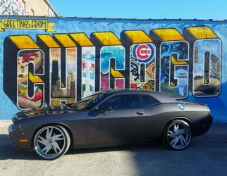 2013 Dodge Challenger custom 24 inch Rucci wheels $22,000