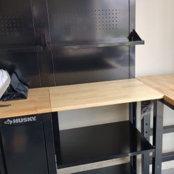 Husky Garage Workstation Side Shelve Unit Add-On - NEW