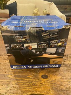 Security Cameras OOSSXX 8 Camera 1080p HD Wireless Security System w/ 4TB NVR