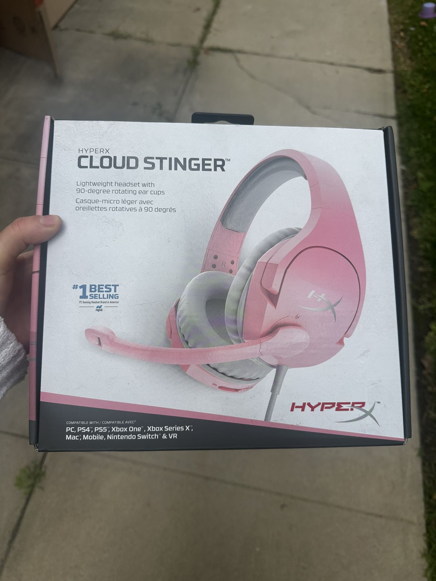 π§ HyperX Cloud Stinger Gaming Headset β rare pink color (Pink) (Brand New, Sealed)
