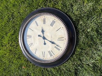 Baldauf Clock Co. Extra Large 30" Wall Clock, Roman Numerals, Bronze Finish