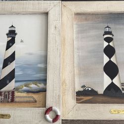 Two Lighthouse Paintings